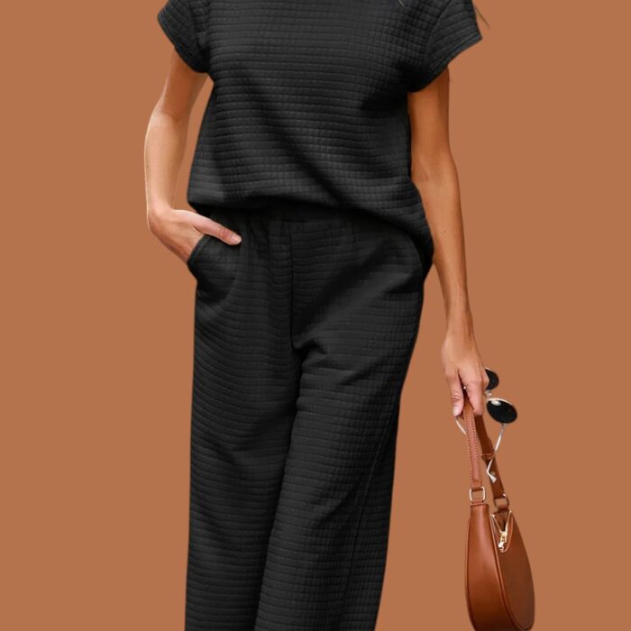 Black Casual 2-Piece Set